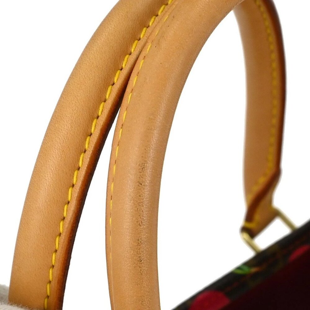 Louis Vuitton Monogram Cherry Sac Plat Tote Handbag M95010 MI0025 116576 - Picture 6 of 10